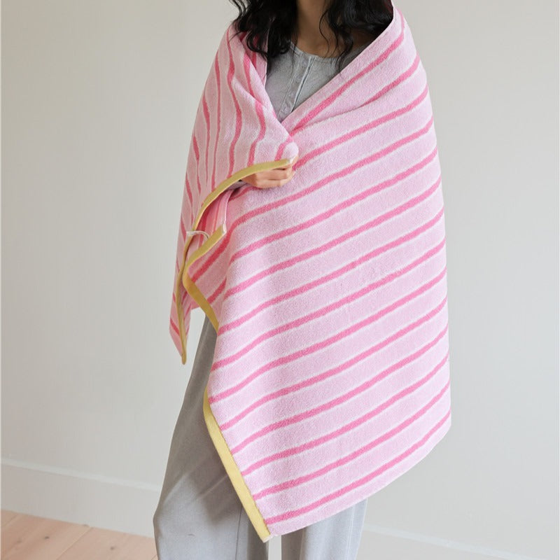 Retro Cafe Stripe Towel