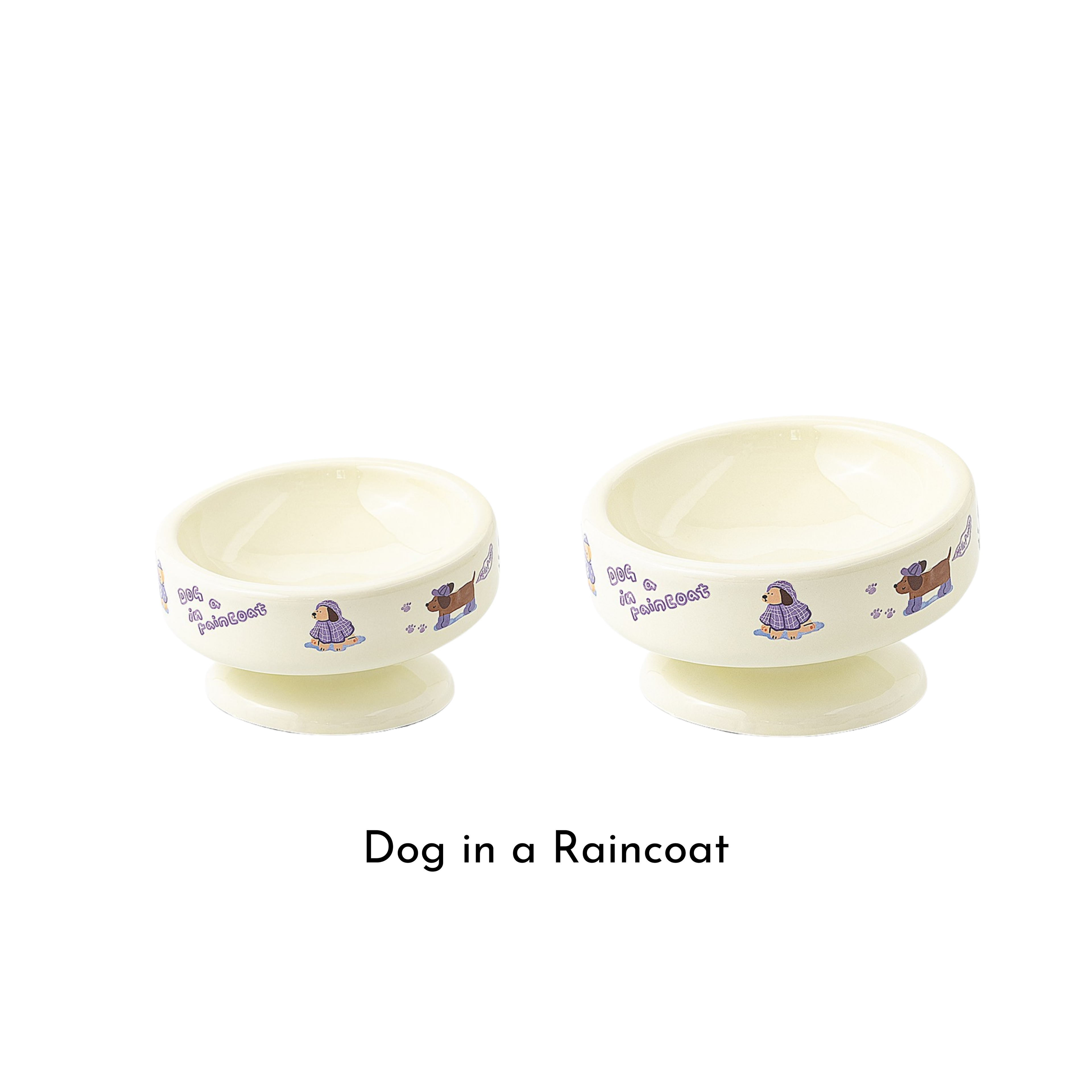 Creamy Pet Bowl Set