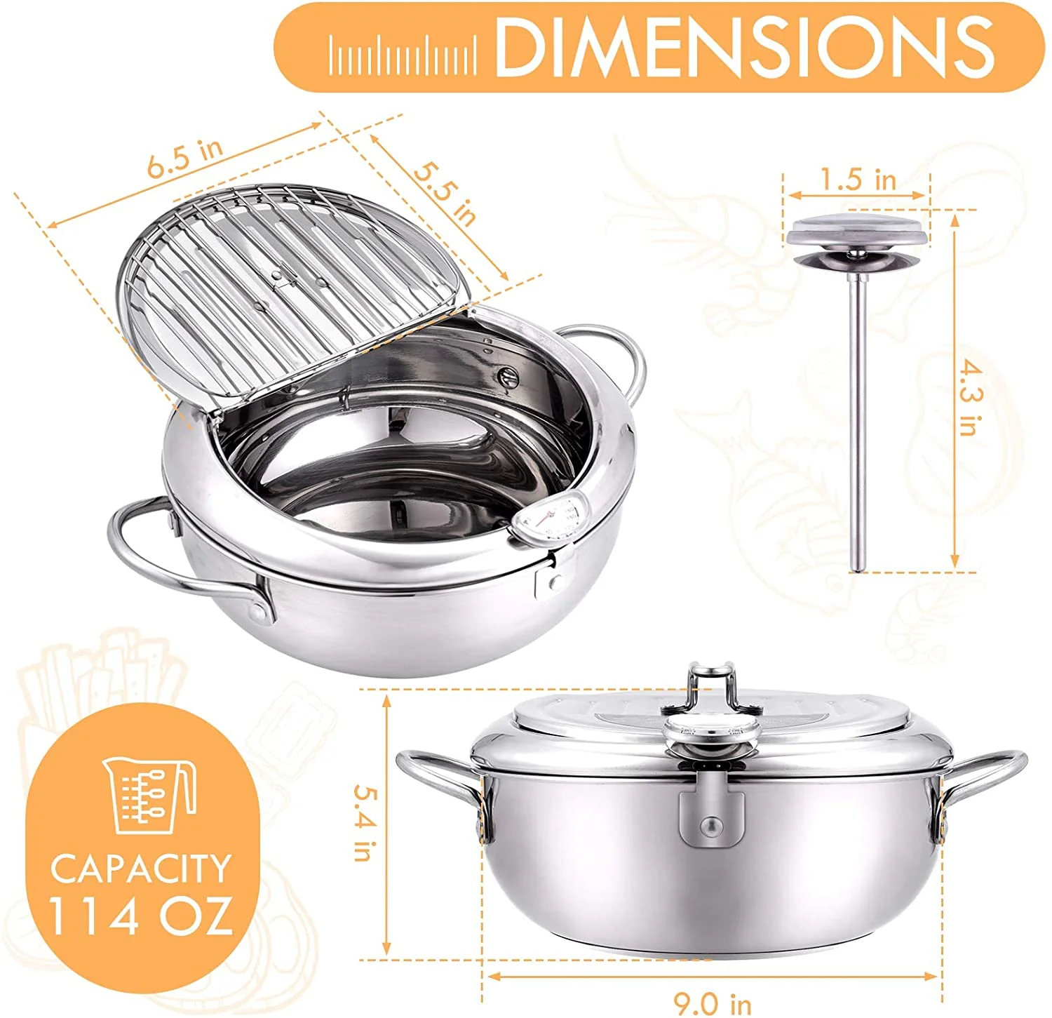 2026 Hot Sale - Temperature Control Fryer