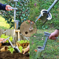 Plant and fruit tree seedling transplanter