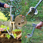 Plant and fruit tree seedling transplanter