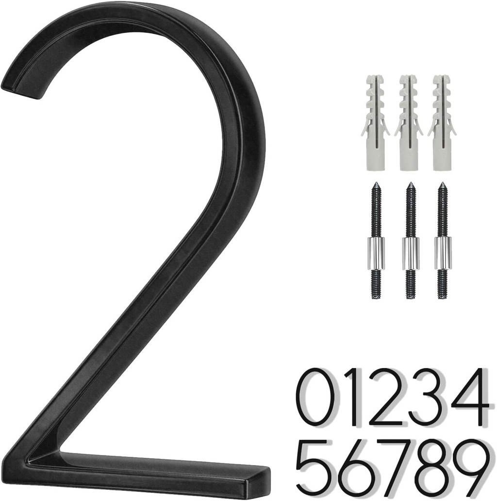 5" Floating Stainless Steel Address House Number