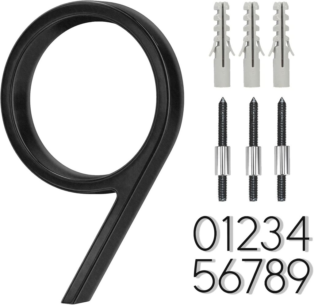 5" Floating Stainless Steel Address House Number