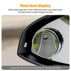 Suction Cup Car Convex Blind Spot Mirror (1 Set/2 Pcs)