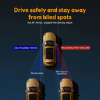 Suction Cup Car Convex Blind Spot Mirror (1 Set/2 Pcs)