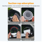 Suction Cup Car Convex Blind Spot Mirror (1 Set/2 Pcs)