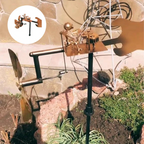 Handmade Metal Drummer Windmill