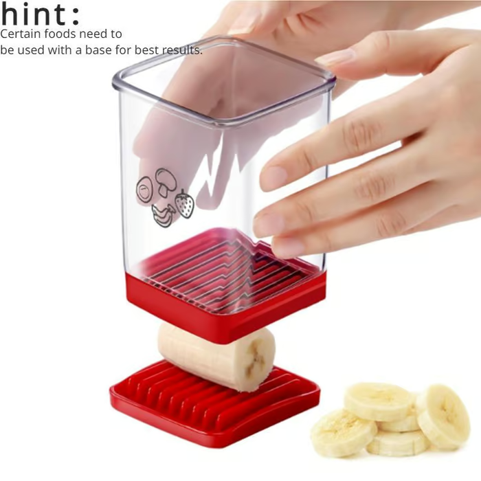 🍓 Effortless Meal Prep - ✨Cup Slicer-Fruit & Vegetable Fast Cutting Slicer