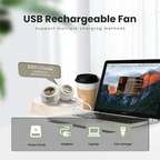 Portable Silent Mini Bladeless Electric Fan