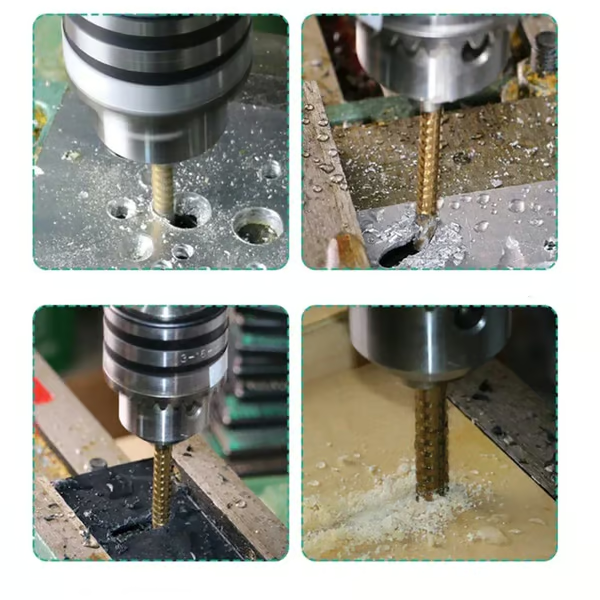 Step drill groove saw drill set (6 pieces)