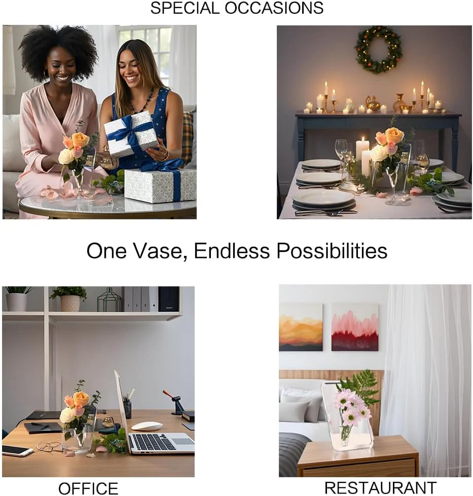 Creative Art Photo Frame Vase
