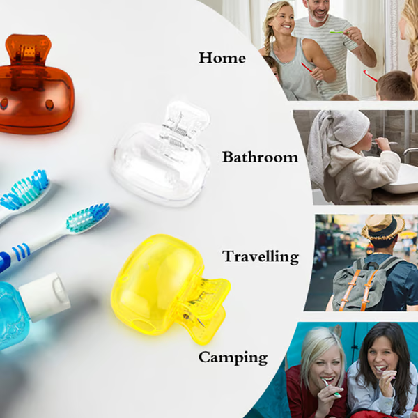 🔥Travel Toothbrush Head Covers