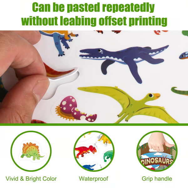🔥Reusable Sticker Book - Keep Kids off Devices!✨