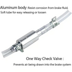 💥Brake Bleeder Hose - One Way Check Valve Tube Bleeding Tool Kit For Car Motorcyle Clutch