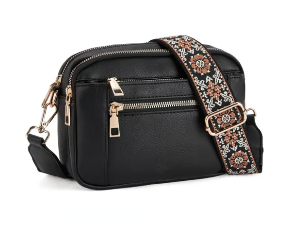 🔥Handmade Colorful Straps Crossbody Leather Bags & Purse💖