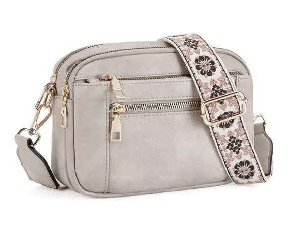🔥Handmade Colorful Straps Crossbody Leather Bags & Purse💖
