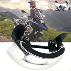 Wide angle parabolic mirror Be aware of the road