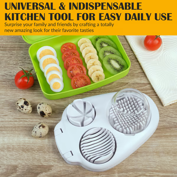 3 Slice Modes Egg Cutter