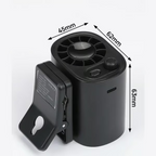 ❄️🔥Car Clip On Fan with LED Display -360° Rotation, 100 Speeds Adjustable, USB Rechargeable