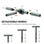 🔥🔥24 in 1 DlY Screwdriver Set Magnetic Compact and Portable Ratchet Screwdriver
