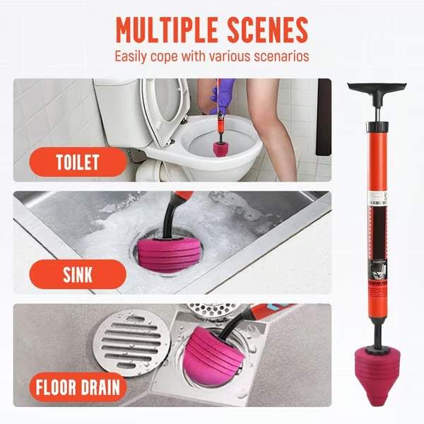 High Pressure Toilet Unblock a Shot