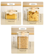 Push-type Sealed Box Storage Jar
