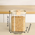 Push-type Sealed Box Storage Jar