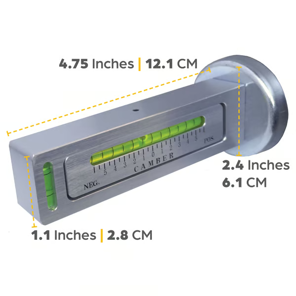 Adjustable Magnetic Gauge Tool For Tire Repairs In Car, Motorcycle, Truck