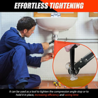 Professional Plumbing Toolset For Easy Angle Stop And Supply Nut Installation - Must-Have For Plumbers Plumbing Tool