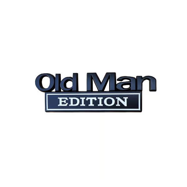 New Year Hot Sale  - Special Offer -🚗 Old Man Edition Car Emblem