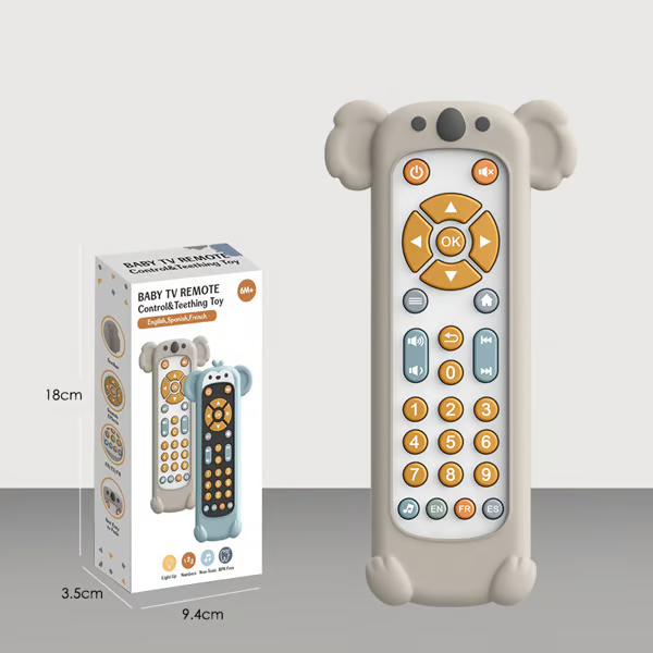 Baby Remote Control Toy - Interactive Educational Musical Toy for Toddlers