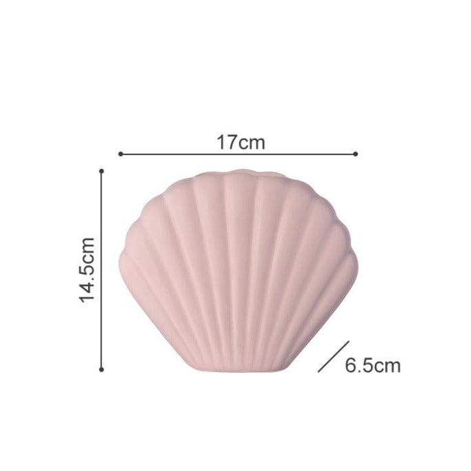 Seashell Ceramic Vase