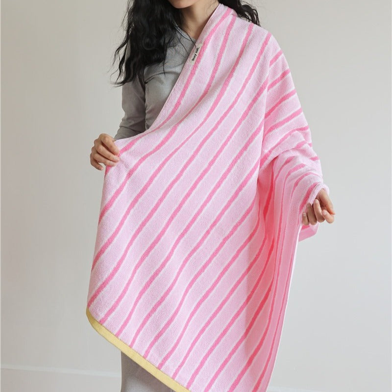 Retro Cafe Stripe Towel
