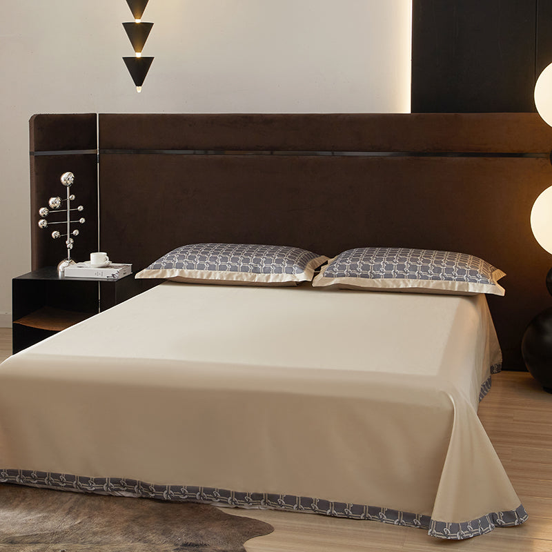 Alaric Chain Printed Luxury Egyptian Cotton Bedding Set