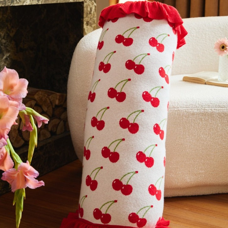Cherry Blanket & Cushion