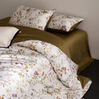 Evren Floral Egyptian Cotton Bedding Set