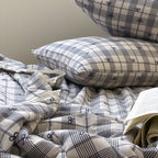 Plaid Bow Summer Quilted Blanket