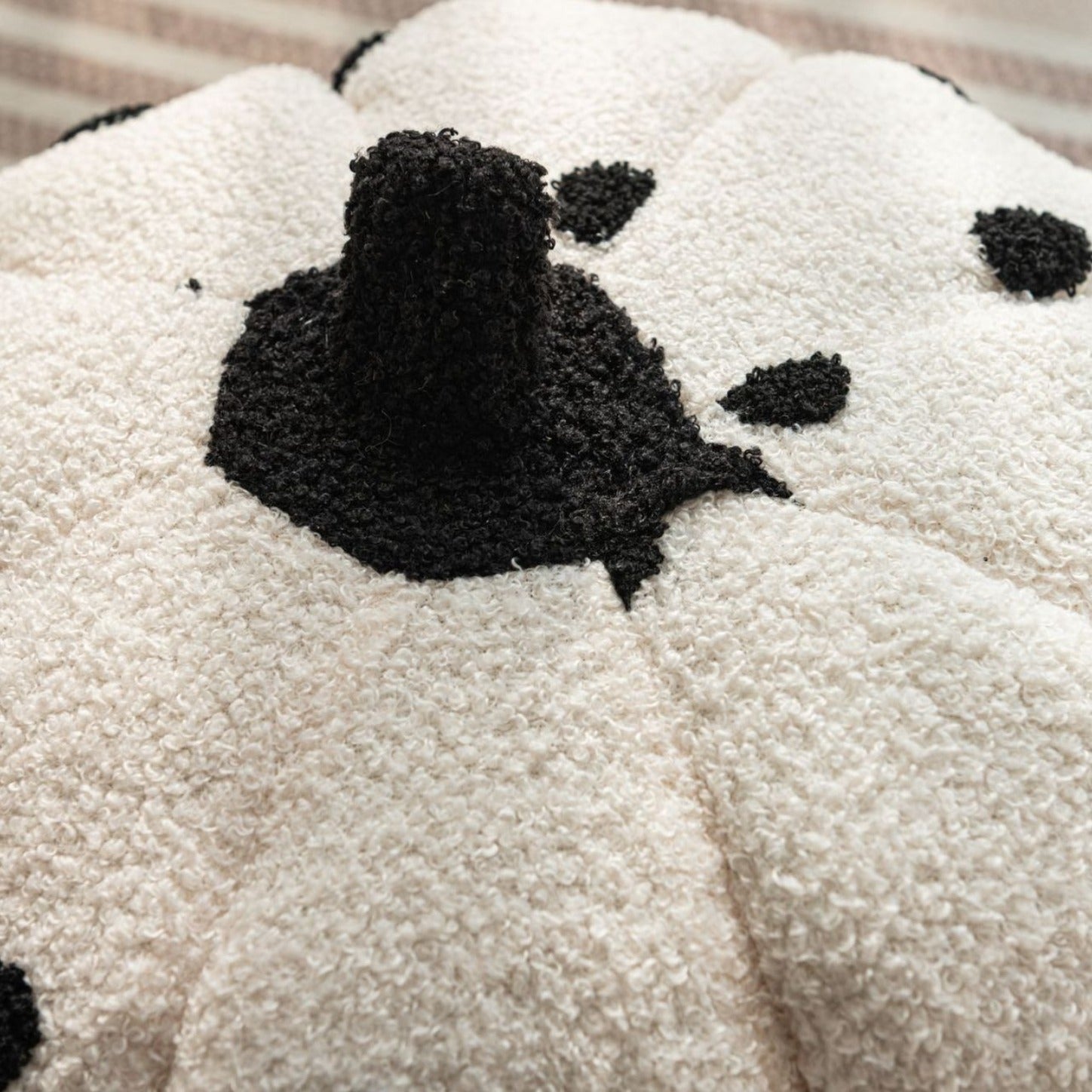 Cottage Pumpkin Dot Pillow