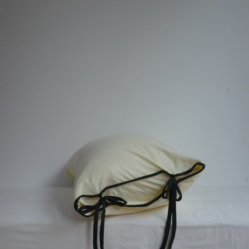 Soft Tie Jersey Cotton Pillowcase Set