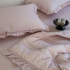 Soft Cream Summer Quilted Blanket