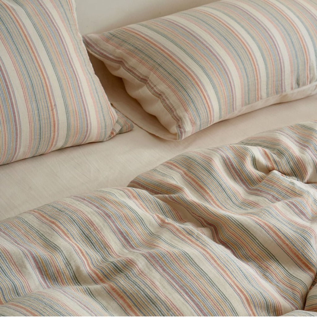 Rainbow Stripe Bedding Set