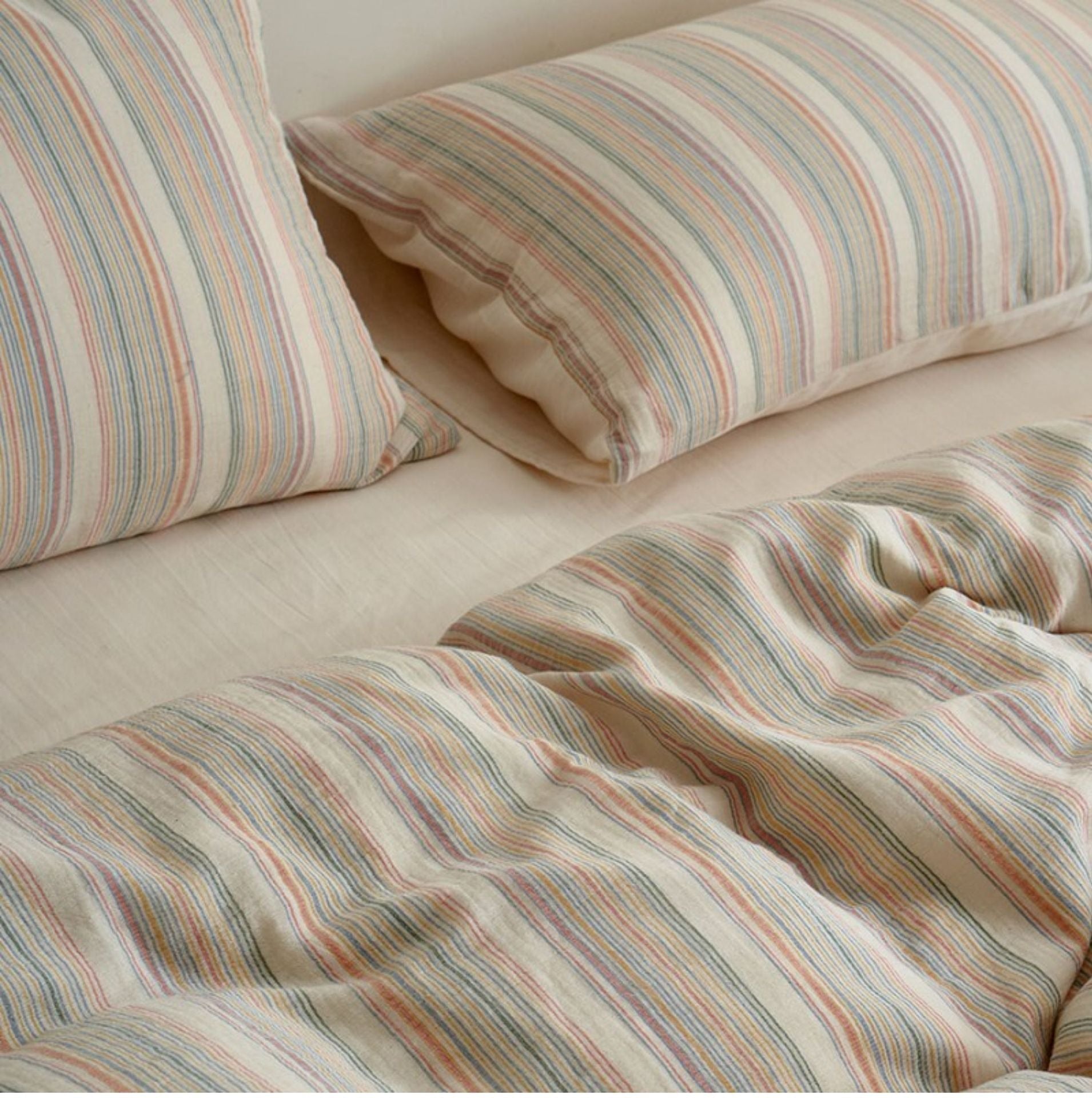 Rainbow Stripe Bedding Set