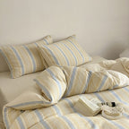 Springtime Striped Bedding Set