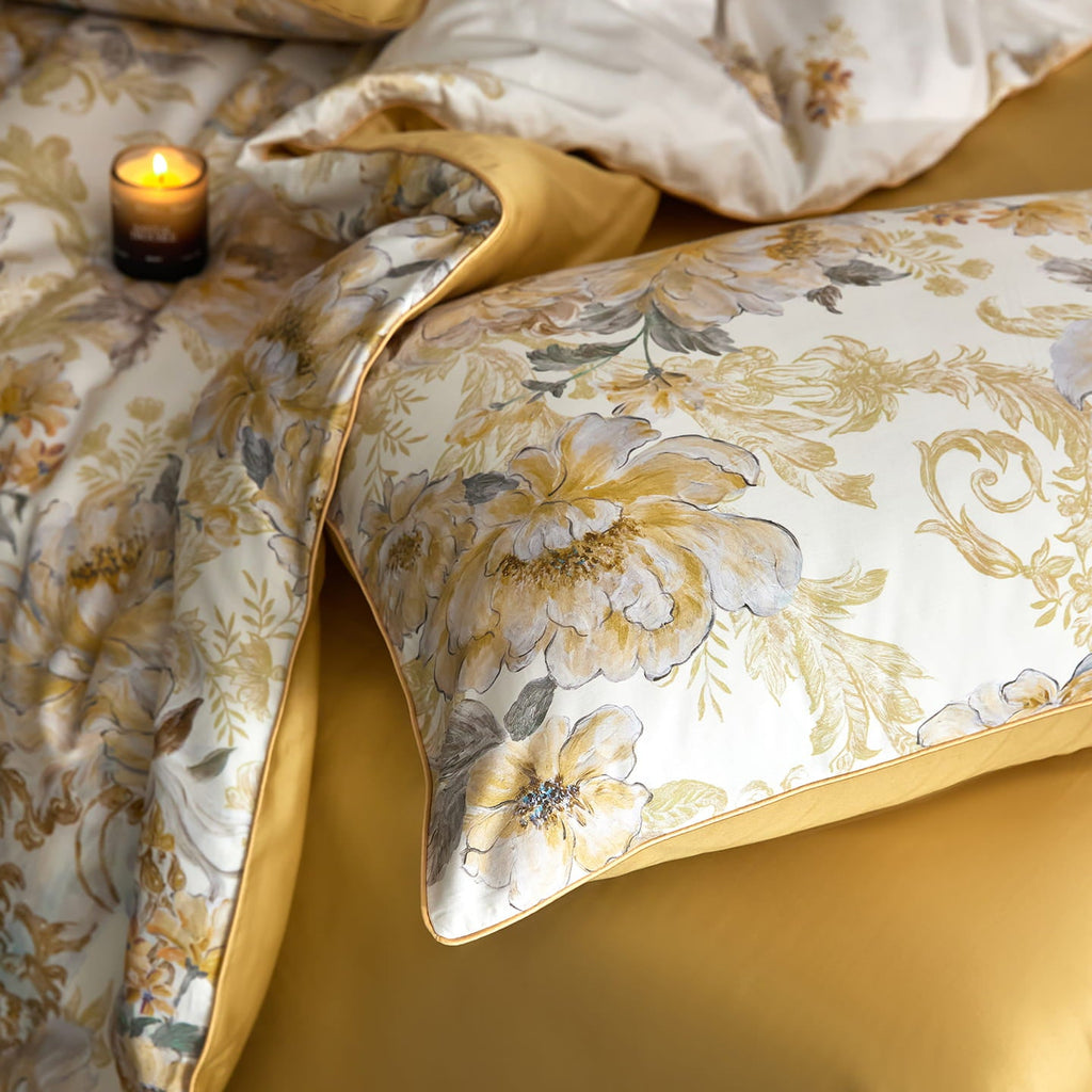 Veloria Floral Egyptian Cotton Bedding Set