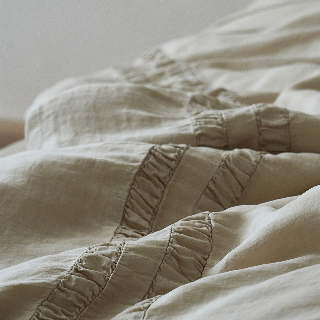 Cottage Ruched Bedding Set
