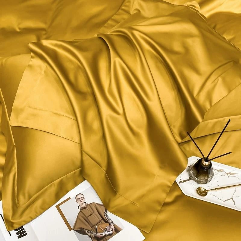 Neo Gold Silky Egyptian Cotton Bedding Set
