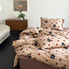 Squirrel & Acorn Dots Bedding Set