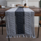 Nordic Woven Stripe Table Runner