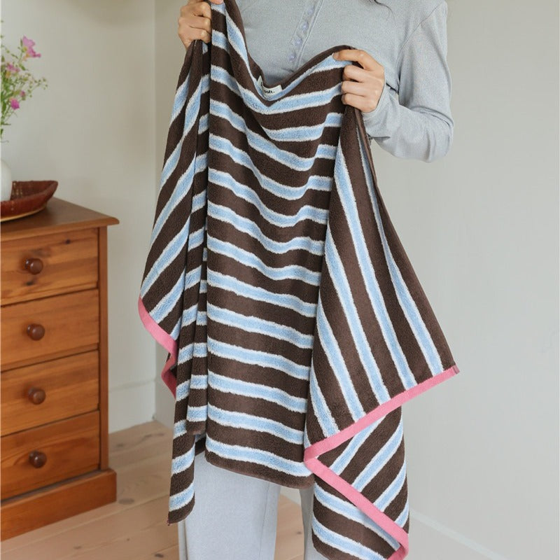Retro Cafe Stripe Towel