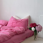 Blushing Rose Jersey Cotton Pillowcase